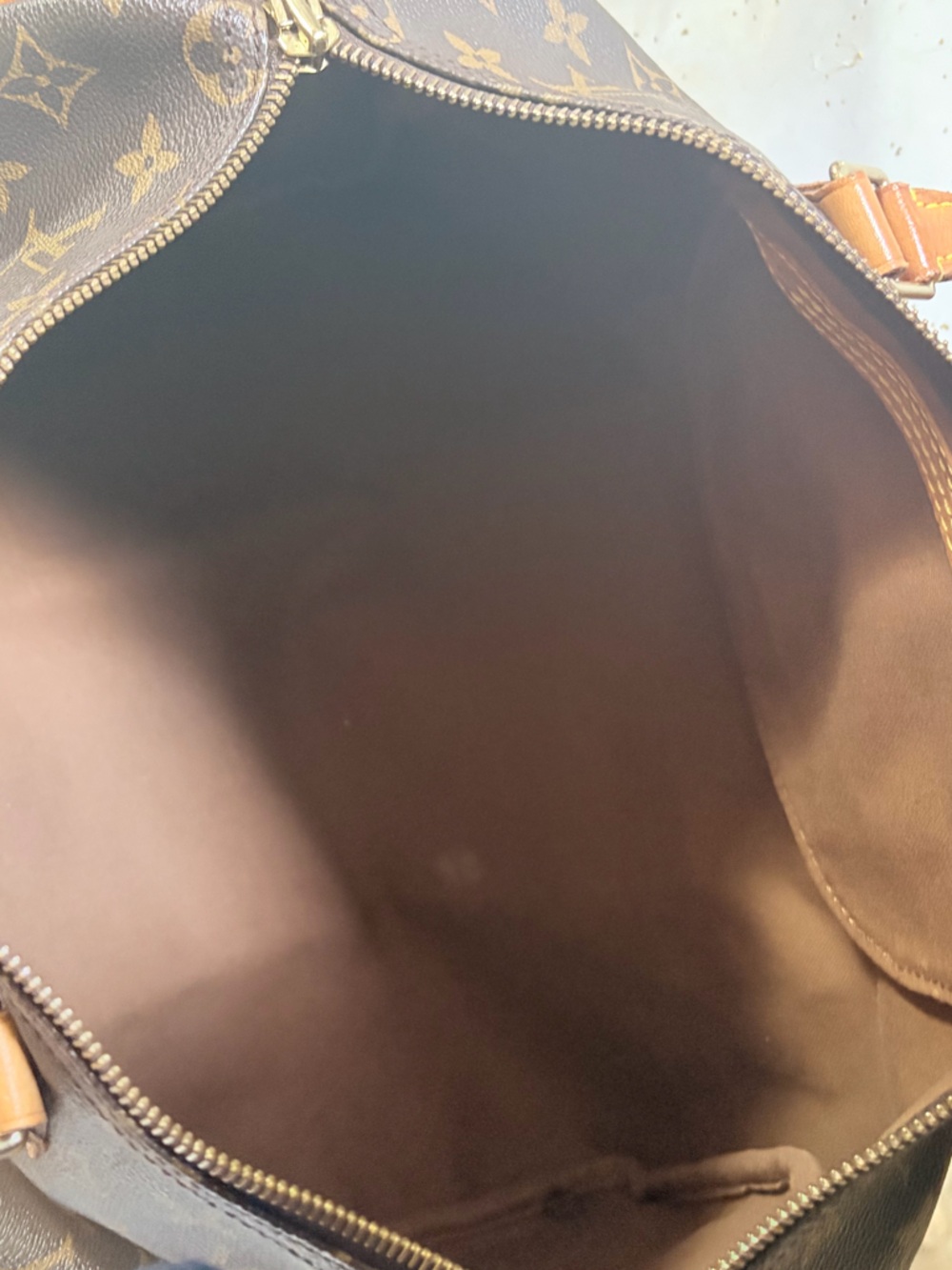 Vintage Louis Vuitton Brown Monogram Canvas Top-Handle Bag SD1905 Size 35*24cm - Picture 6 of 9